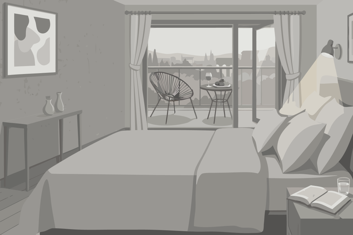 King Room with Patio and Water View